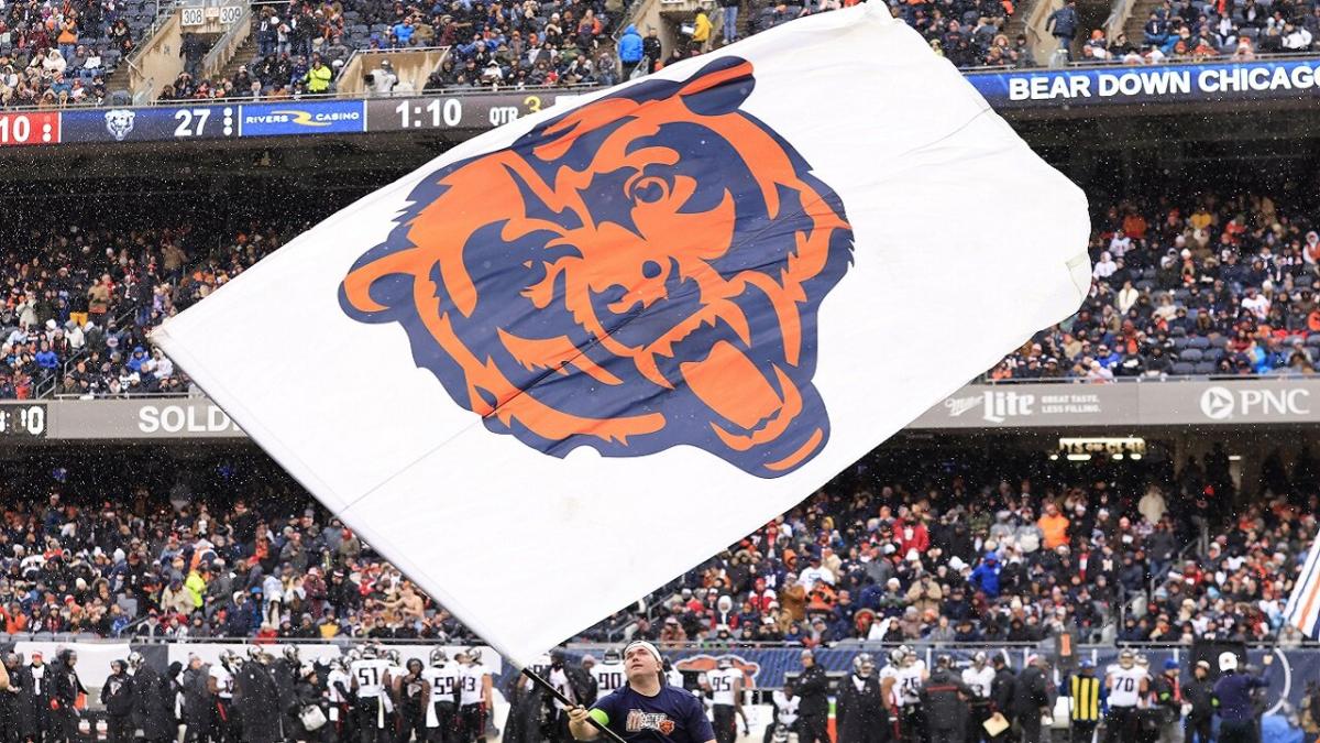 The Chicago Bears flag in the NFL